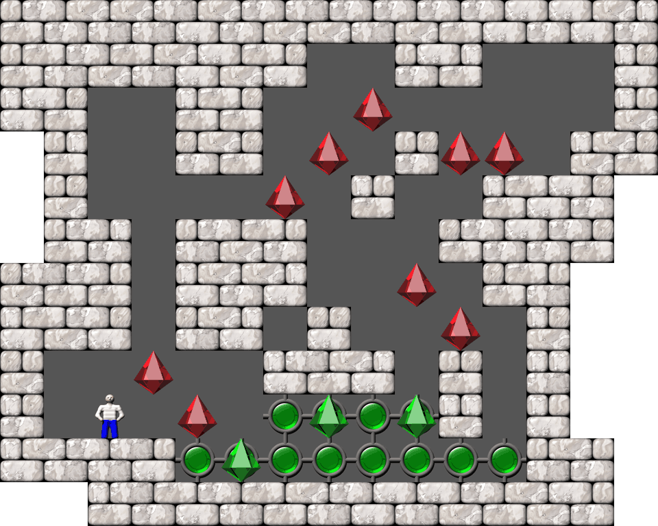 Sokoban 1,000,001 candlelights level 72